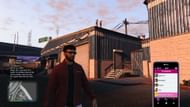 How to go AFK in GTA 5 Online without getting kicked out: Use the mobile phone to call and request a taxi from Downtown Cab Co. (Image via Rockstar Games)